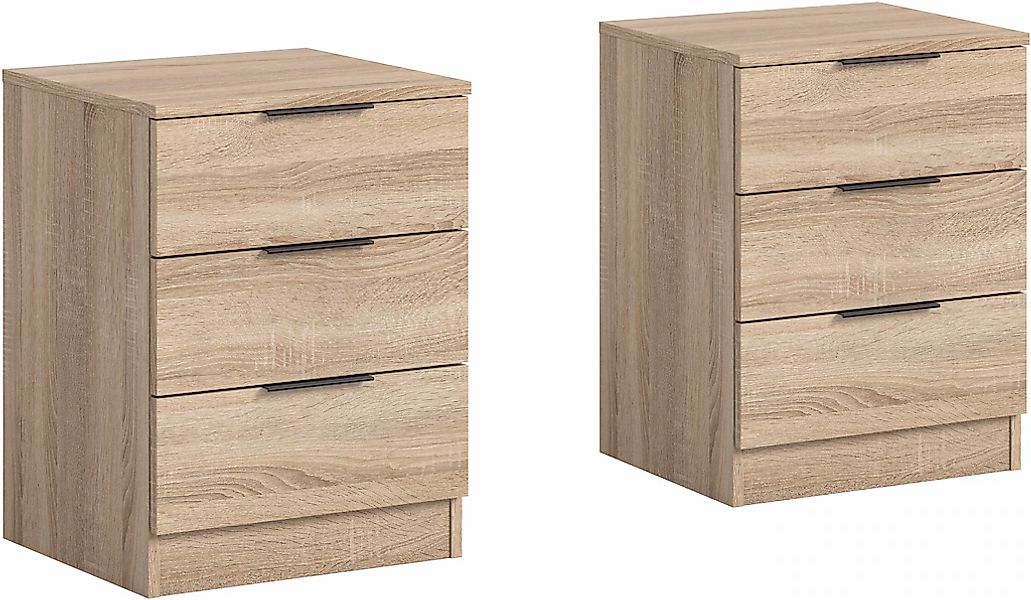 Home affaire Nachtkommode "Skarde 2 Nachttische, jeweils Breite: 45 cm" Set günstig online kaufen