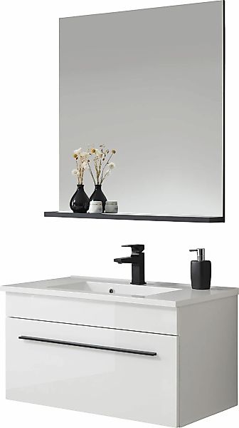 Home affaire Badmöbel-Set "Cantara, Bad im modernen Design, 2-teiliges Bade günstig online kaufen