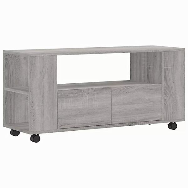 furnicato TV-Schrank Grau Sonoma 102x34,5x43 cm Holzwerkstoff (1-St) günstig online kaufen