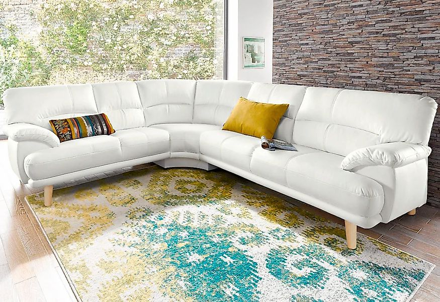 TRENDMANUFAKTUR Polsterecke »Cecilia, italienisches Designsprache, modern u günstig online kaufen