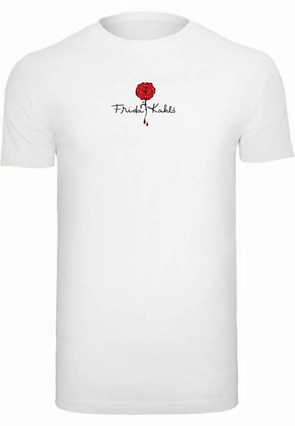 Merchcode T-Shirt Merchcode Herren Frida Kahlo - Logo rose T-Shirt Round Ne günstig online kaufen