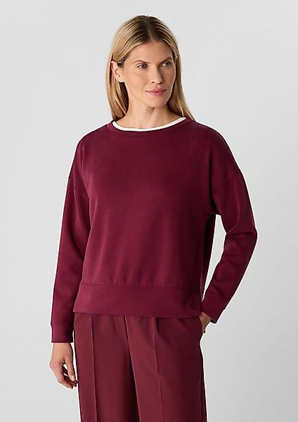 comma Sweatshirt Sweatshirt Weiches Sweatshirt mit günstig online kaufen