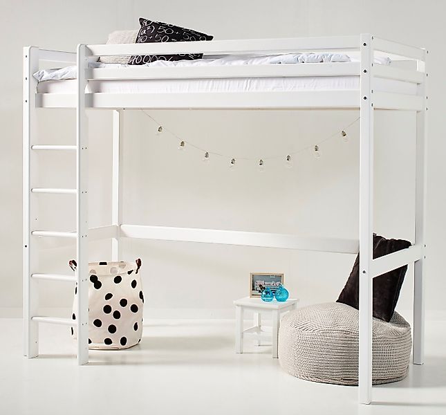 Hoppekids Hochbett "ECO Dream", 90x200 Massiv, umbaubar zum Einzelbett günstig online kaufen