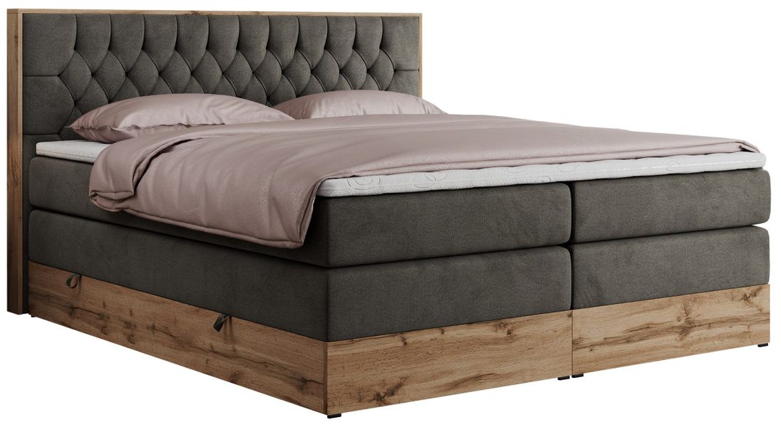 MKS MÖBEL Boxspringbett AMORE KING (Set, günstig online kaufen