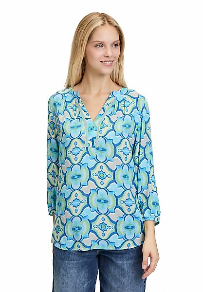 Cartoon Schlupfbluse "Cartoon Casual-Bluse mit Muster" günstig online kaufen