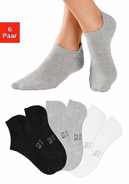 H.I.S Sneakersocken Packung, 6 Stk. tlg. mit besonders kurzem Schaft günstig online kaufen
