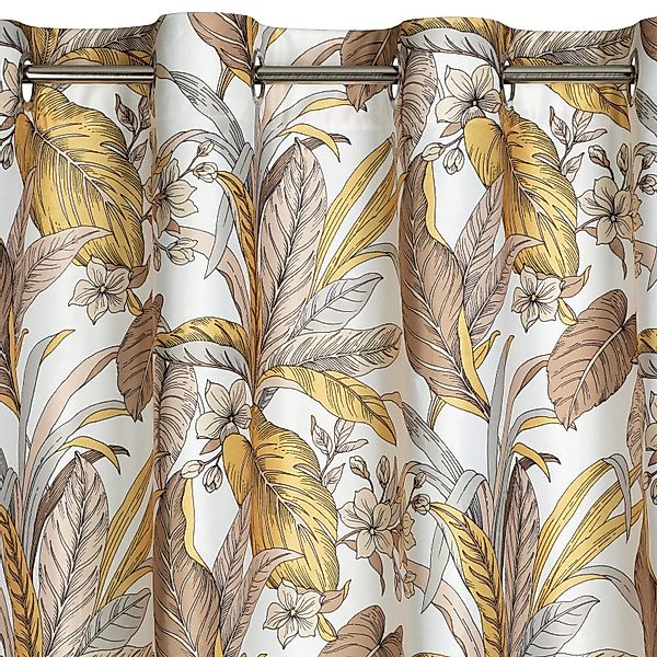 Design91 Vorhang Vorhänge mit Dschungel Muster günstig online kaufen