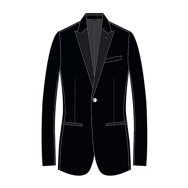 Hackett Sb1 Chelsea Poket Lap Din Blazer 44 Black günstig online kaufen