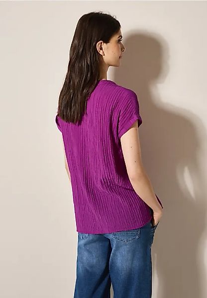 CECIL Kurzarmbluse Strukturbluse (1-tlg) günstig online kaufen