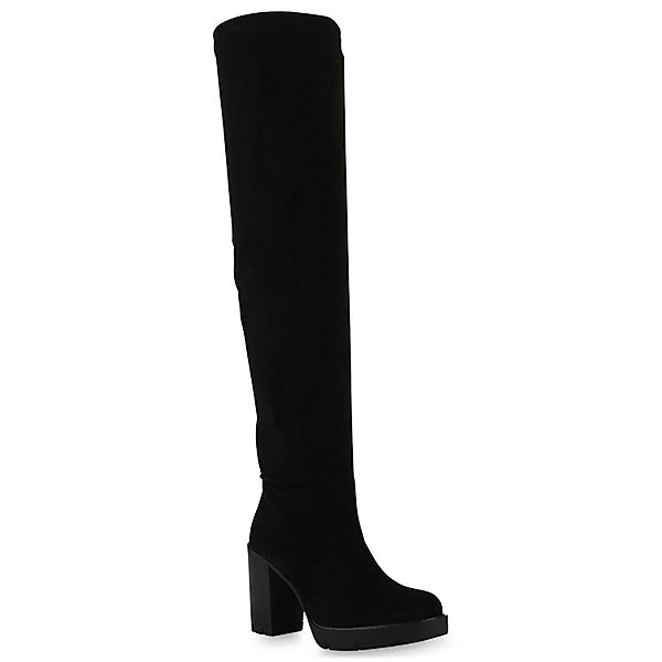 VAN HILL 840767 Overkneestiefel Damen Leicht günstig online kaufen