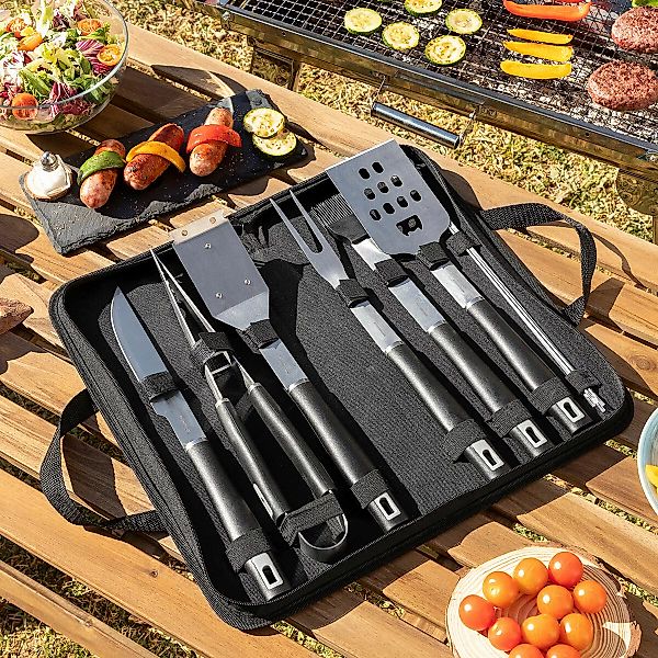 Grillzubehör-set Mit Tragetasche Bbset Innovagoods 12 Stücke günstig online kaufen