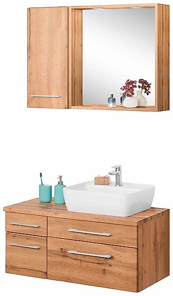 welltime Badmöbel-Set »Davos« 3 Stk. tlg. günstig online kaufen