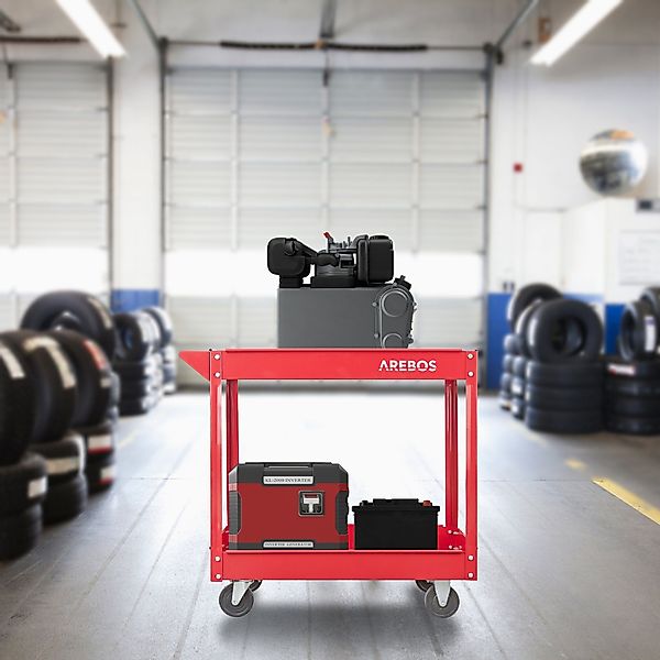 Arebos Werkstattwagen Rollwagen 2 er Set, günstig online kaufen