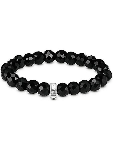 THOMAS SABO Silberarmband Thomas Sabo Unisex-Armband 925er Silber Obsidian, günstig online kaufen