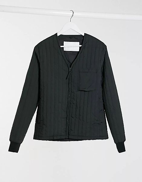 Rains – Liner – Schwarze Jacke günstig online kaufen