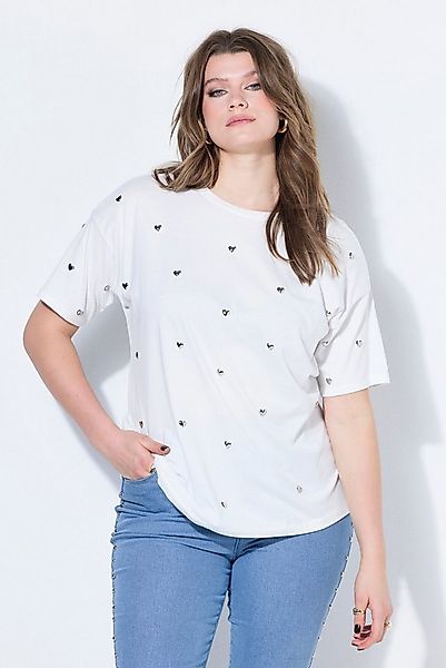 Studio Untold T-Shirt T-Shirt oversized Hearts-Nieten günstig online kaufen