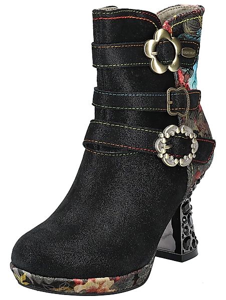 LAURA VITA Stiefelette Leder/Textil High-Heel-Stiefelette günstig online kaufen