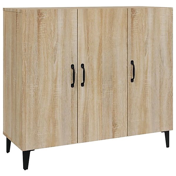 vidaXL Sideboard Sonoma-Eiche 90x34x80 cm Holzwerkstoff 812504 günstig online kaufen