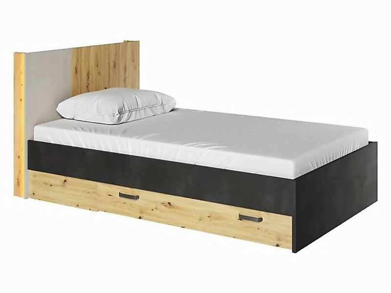 MIRJAN24 Jugendbett Qubic 2S 120 QB11 (mit Bettschublade, Lattenrost), 120x günstig online kaufen