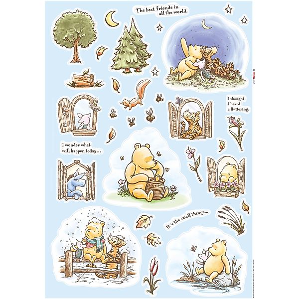 Komar Deko-Sticker Winnie Pooh Adventure 50 x 70 cm gerollt günstig online kaufen