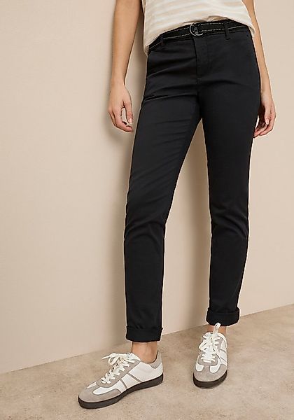 AJC Chinohose (2-tlg) in lässiger Form mit konstrastfarbendem Gürtel günstig online kaufen