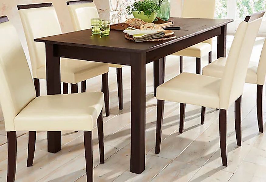 Home affaire Esstisch »Danuta« wahlweise mit Schublade, aus massiver Kiefer günstig online kaufen