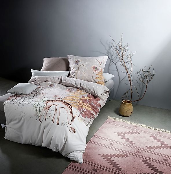 fleuresse Bettwäsche Fleuresse Aspen Biber Bettwäsche günstig online kaufen