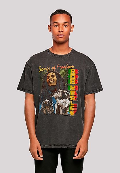F4NT4STIC T-Shirt "Bob Marley Freedom Vintage Reggae Music" Premium Qualitä günstig online kaufen