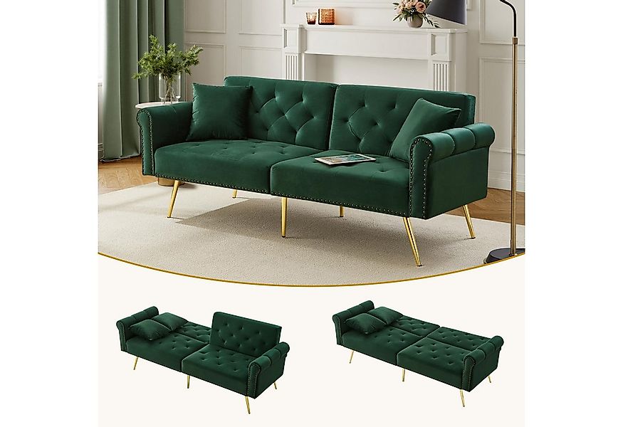 HAUSS SPOLE Schlafsofa Rückenlehne mit 3-stufiger Verstellung, Schlaffunkti günstig online kaufen