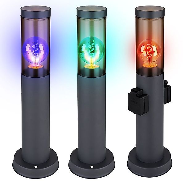 GLOBO LIGHTING LED Außen-Stehlampe, Leuchtmittel inklusive, günstig online kaufen