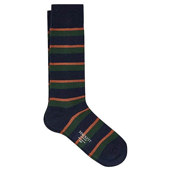 Hackett Regimental Gestreifte Socken S-M Green / Ornge günstig online kaufen