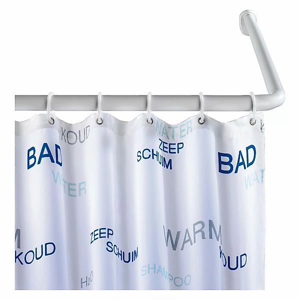 WENKO Duschvorhangstange Universal, Fixmaß, mit Bohren, günstig online kaufen