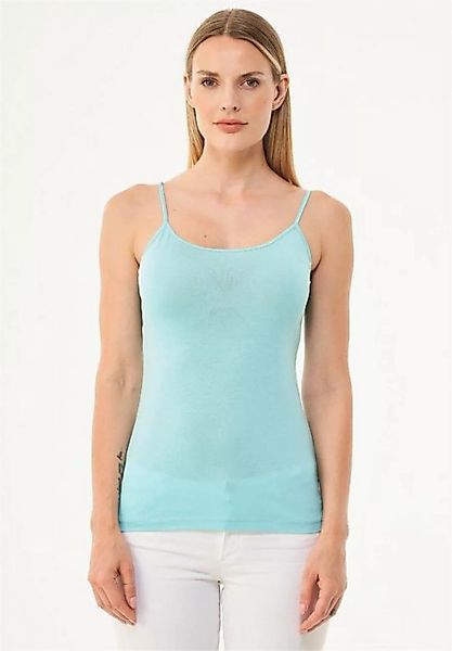 ORGANICATION 2-in-1-Top Women's Spaghetti Strap Top in Mint günstig online kaufen