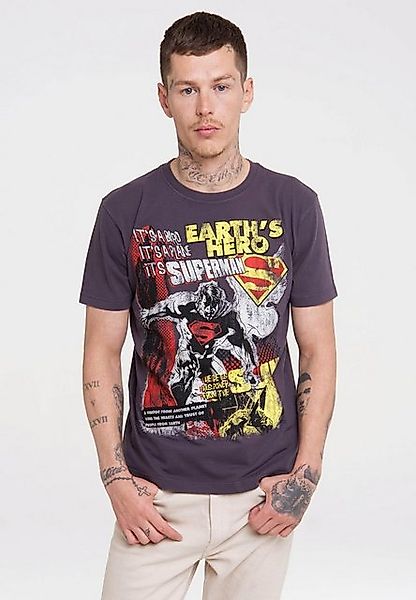 LOGOSHIRT T-Shirt Superman mit coolem Superhelden Motiv günstig online kaufen