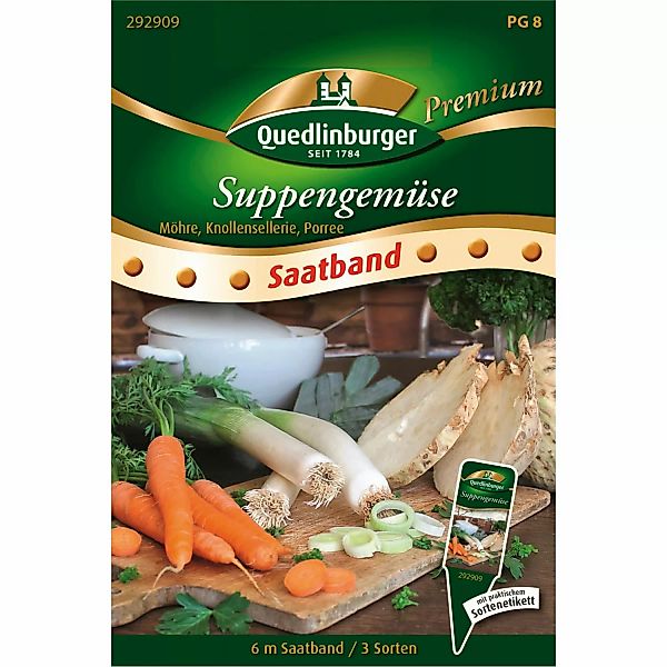 Quedlinburger Suppengemüse Saatband günstig online kaufen