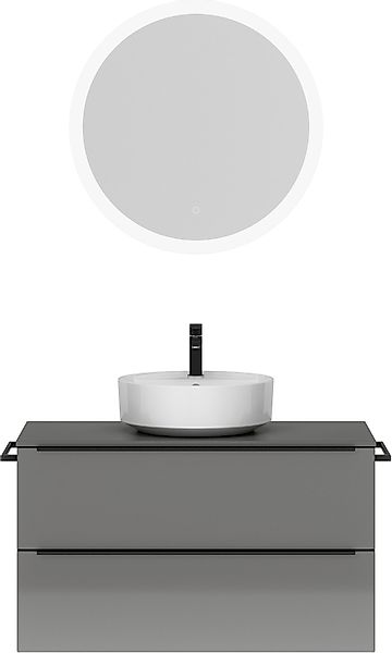 nobilia Badmöbel-Set "Alvene" vormontiert, mit Soft-Close, 2 Stk. tlg. günstig online kaufen