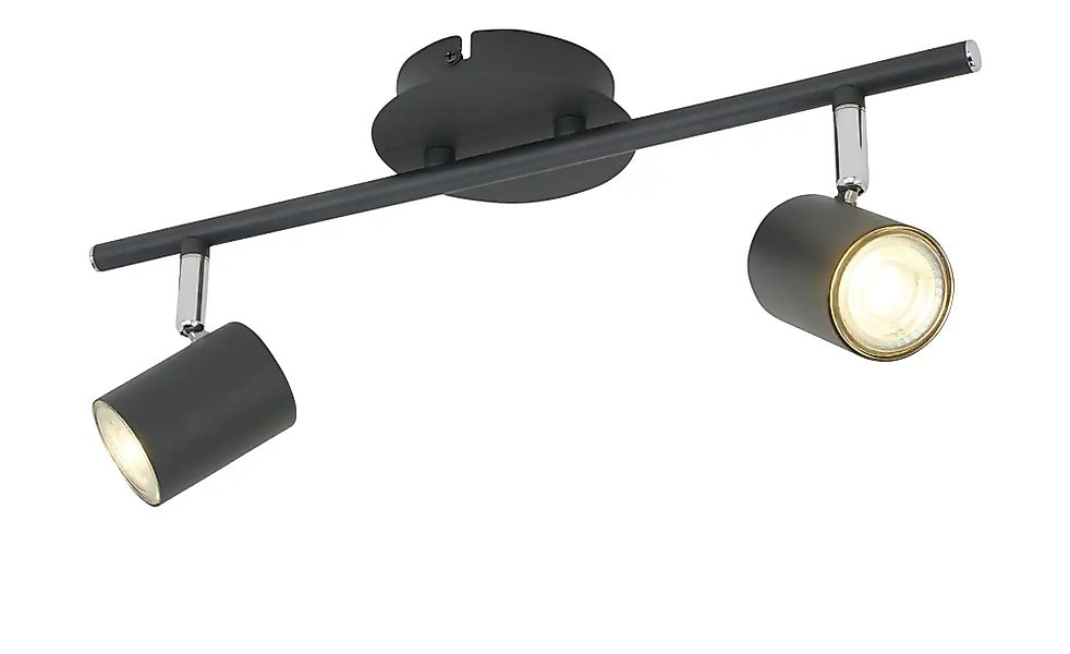 Paul Neuhaus Deckenstrahler   2-flammig  schwarz   ¦ schwarz ¦ Maße (cm): B günstig online kaufen