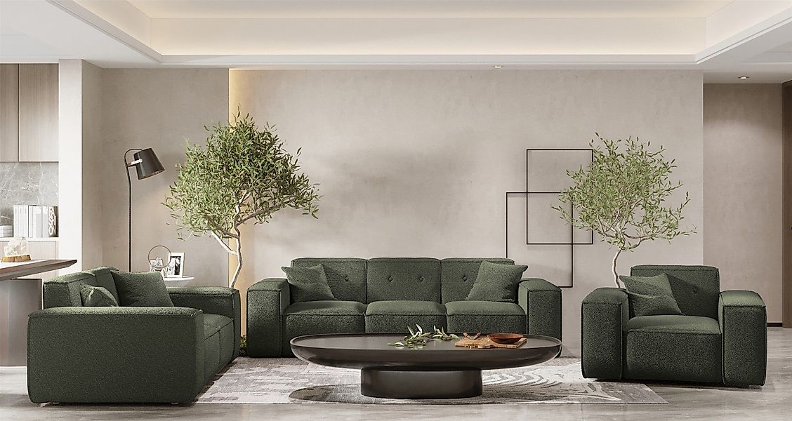 Fun Möbel Polstergarnitur Sofaset Designersofa CESINA günstig online kaufen