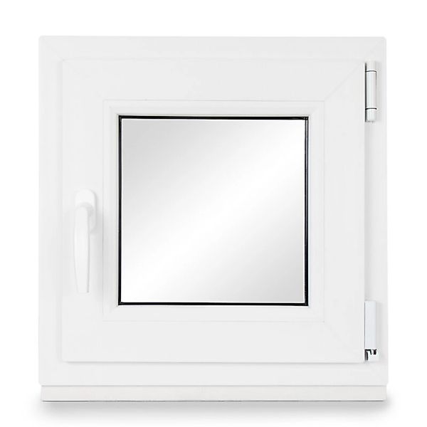 Neruli Kellerfenster Kunststoff Weiß Dreh-Kipp 70x70 cm BxH DIN Rechts 3 -F günstig online kaufen