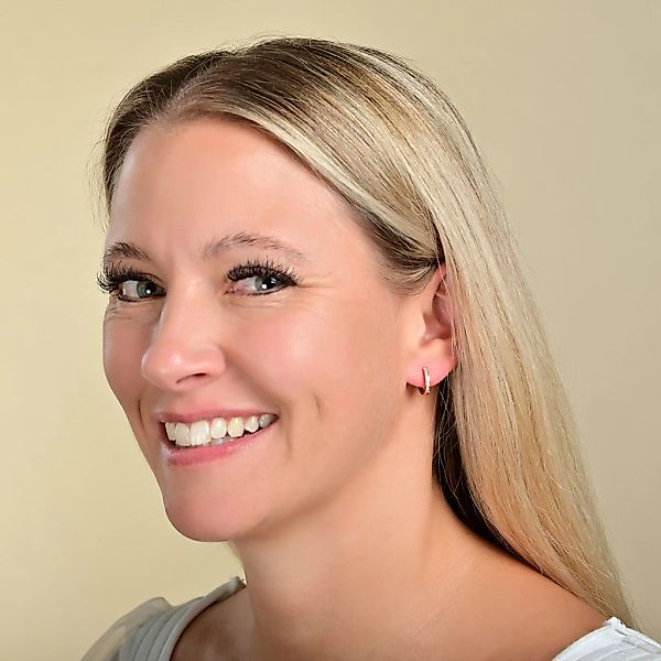 Adelia´s Klappcreolen "Damen Ohrringe – Klappcreole aus 925 Silber mit Zirk günstig online kaufen