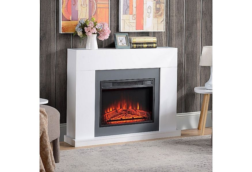 HOMCOM Elektrokamin Elektrokamin, LED Elektrokamin Standkamin mit Flammenef günstig online kaufen