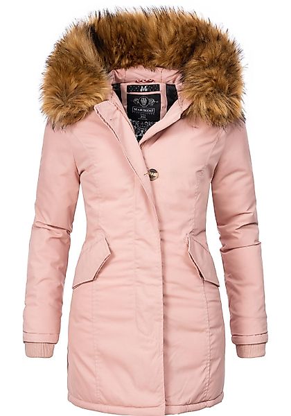 Marikoo Wintermantel "Karmaa-Prc", edler Parka mit Kunstfellkapuze günstig online kaufen