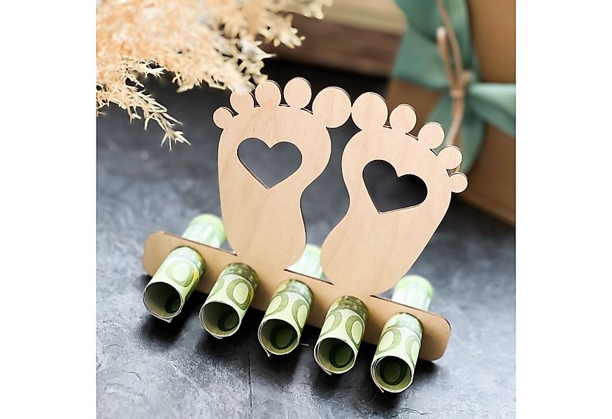 Spruchreif® Spardose Geldgeschenk Baby, Geschenke aus Holz, Geschenk zur Ge günstig online kaufen