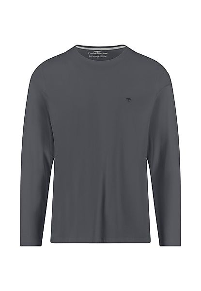 FYNCH-HATTON Langarmshirt mit Logo Stickerei günstig online kaufen