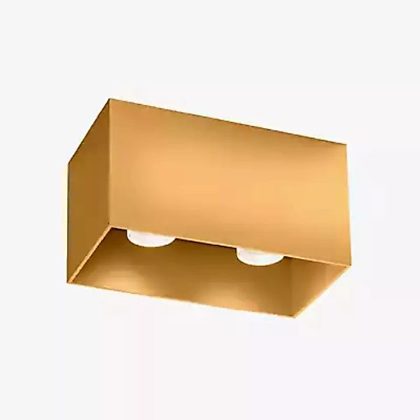 Wever & Ducré Box 2.0 Deckenleuchte LED, gold - 2.700 K günstig online kaufen