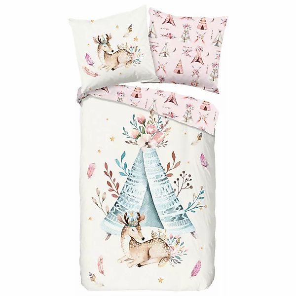 good morning Kinderbettwäsche »Boho«, 100% Baumwolle, 135x200, Reißverschlu günstig online kaufen