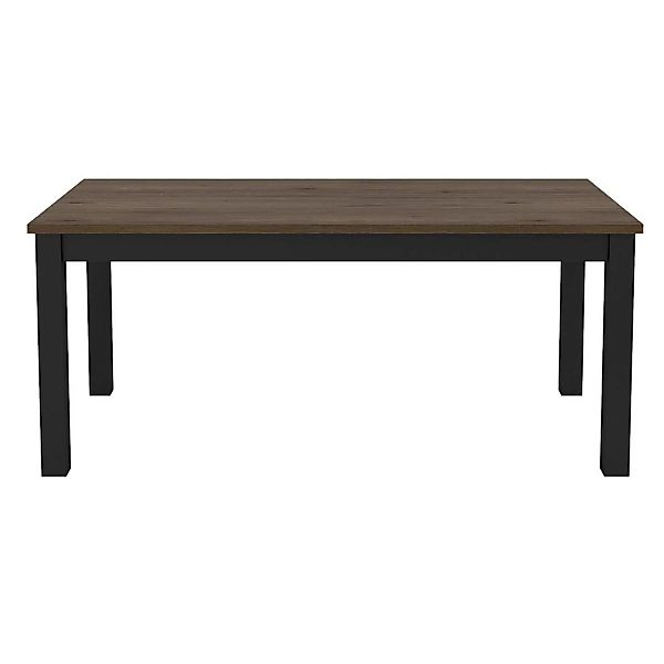 Esszimmer Tisch in Okapi Walnuss Nb. mit schwarz supermatt ORADEA-83, B/H/T günstig online kaufen