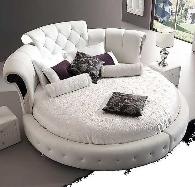 Xlmoebel Bett Luxuriöses Rundbett Chesterfield-Stil für Schlafzimmer oder ( günstig online kaufen