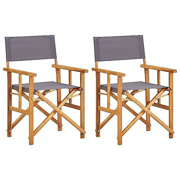 vidaXL Gartenstuhl Regiestühle 2 Stk. Massivholz günstig online kaufen