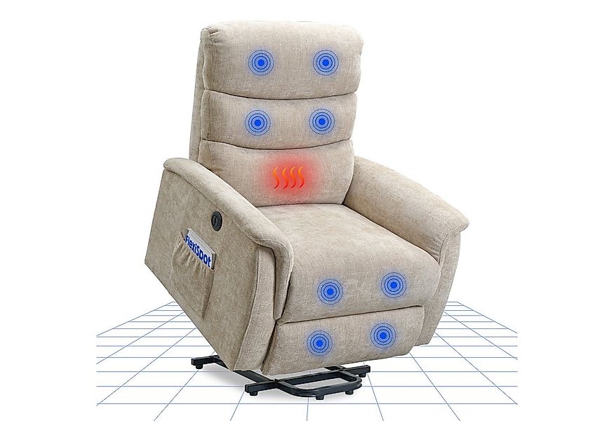 FLEXISPOT Sessel Multifunktionaler Elektrischer Relaxsessel (mit Sitzheizun günstig online kaufen